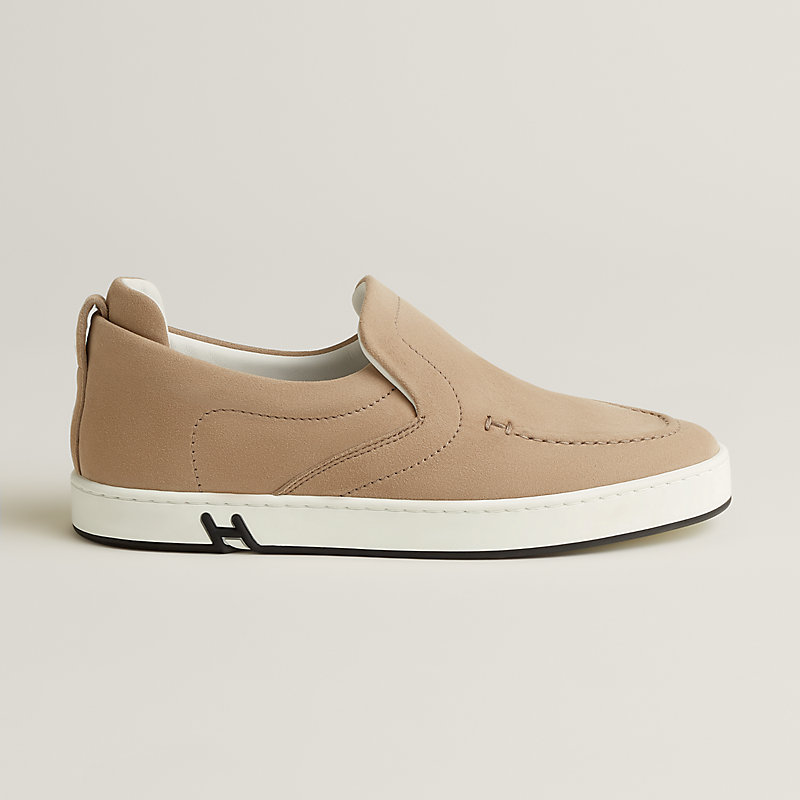 Con　HERMES Kiddy slip-on sneaker - Grey | Hermès USA